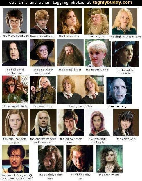 harry potter characters